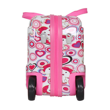 Valise à Roulettes Pour Enfants - Thème Licorne Multicolore - ABS Léger - 4 Roues - Taille Cabine 40cm