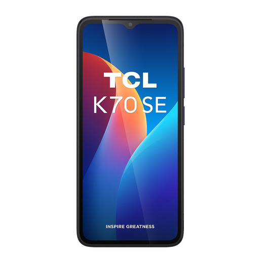 TCL K70 SE 16,7 cm (6.56'') Doppia SIM Android 16.0 4G USB tipo-C 4 GB 64 GB 3000 mAh Nero, Indaco