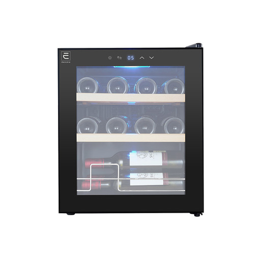 Image of Electroline EWC12S Cantinetta vino con compressore Libera installazione Nero 12 bottiglia/bottiglie