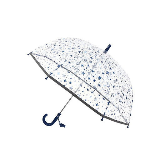 Image of Gift Company BUL6770 ombrello Blu, Trasparente Vetroresina Polyolefin elastomer (POE) Pieno formato