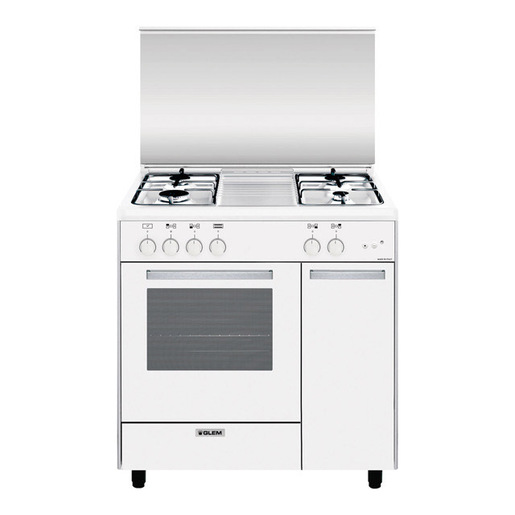 Image of Glem Gas AS854GX cucina Elettrico/Gas Bianco