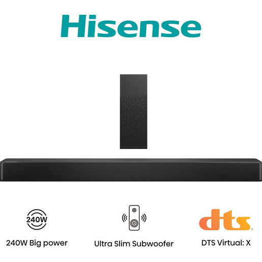 Image of Hisense HS2100 Nero 2.1 canali 240 W