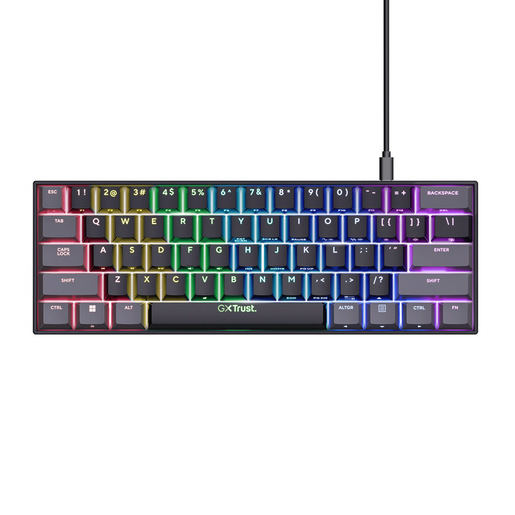 Image of Trust GXT 867 Acira tastiera Gaming USB QWERTY Italiano Nero