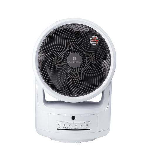Image of Electroline AC1031AG1L stufetta elettrica Interno Bianco 1500 W Riscaldatore ambiente elettrico con ventilatore