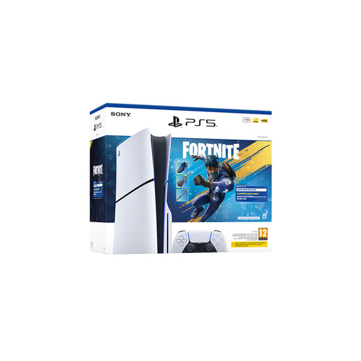 Image of Sony PlayStation 5 - Fortnite Flowering Chaos Bundle 1 TB Wi-Fi Nero, Bianco