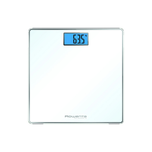Image of Rowenta Classic BS1501 , bilancia pesapersone elettronica, 31x31 cm, fino a 160 Kg con graduazione di precisione ogni 100g, spessore di 22 mm, batteri