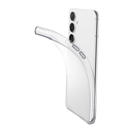 Image of Cellularline Fine - Galaxy S24 Cover in gomma morbida ultra sottile e trasparente