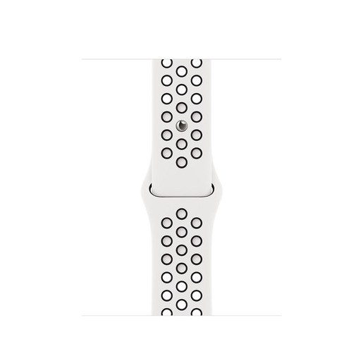 Image of        Apple MPGK3ZM/A accessorio indossabile intelligente Band Nero, Bianco