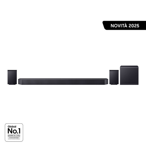 Image of Samsung Soundbar HW-Q990F/ZF, Audio 11.1.4 canali, Wireless Dolby Atmos, 2025