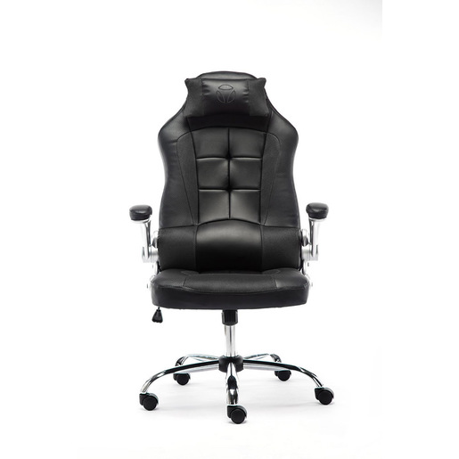 Image of Momo Design MD-GC003OFF-K sedia per videogioco Sedia da gaming per PC Seduta imbottita Nero