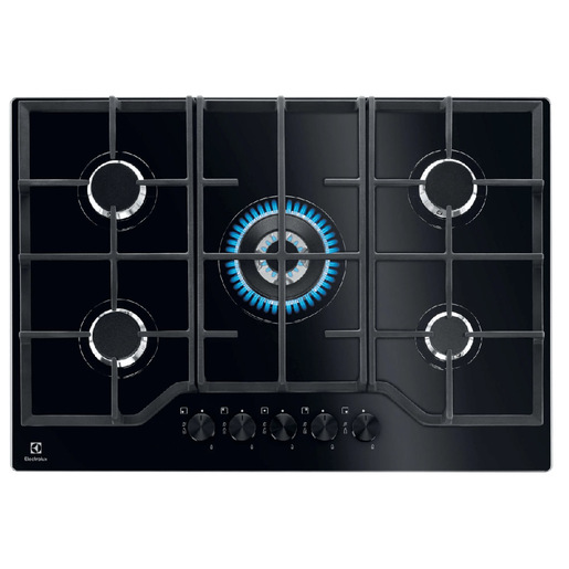 Electrolux EGG7536K Piano cottura Serie 600 Gas on Glass 75cm