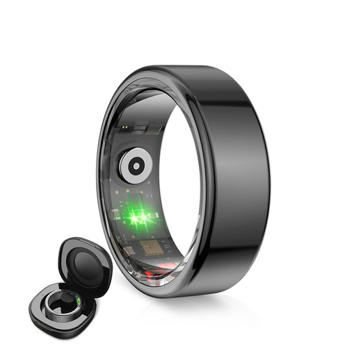 Image of Ksix Anello Smart Saturn con activity tracker IP68 Nero - M