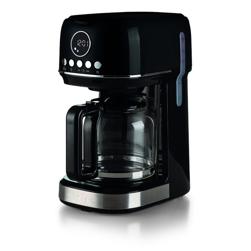 Ariete 1396 Macchina da caffè con filtro Moderna, Caffè americano, Capacità fino a 15 tazze, Base riscaldante, Display LCD, Filtri estraibili e lavabi
