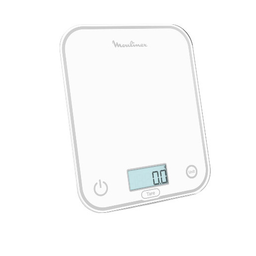 Image of Moulinex BN50U0 bilancia da cucina Bianco Superficie piana Rettangolo Bilancia da cucina elettronica