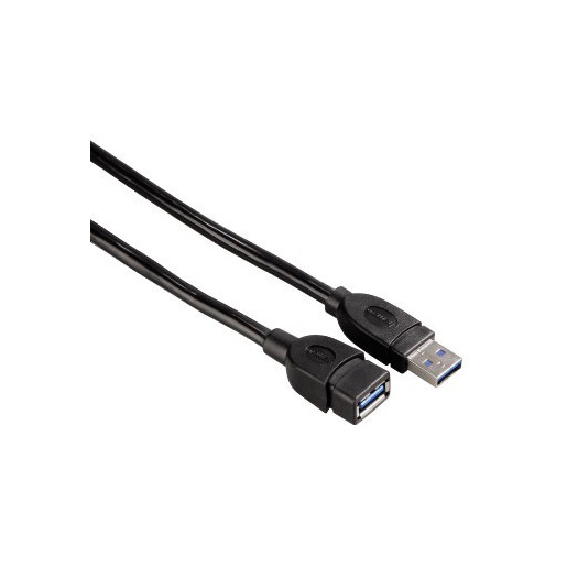 Image of Hama Cavo prolunga USB A 3.0/USB A 3.0 F, 1,8 metri, nero, 1 stella