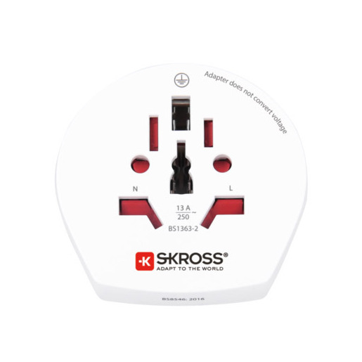 Image of Skross 1500211-E adattatore per presa di corrente Tipo F Universale Bianco