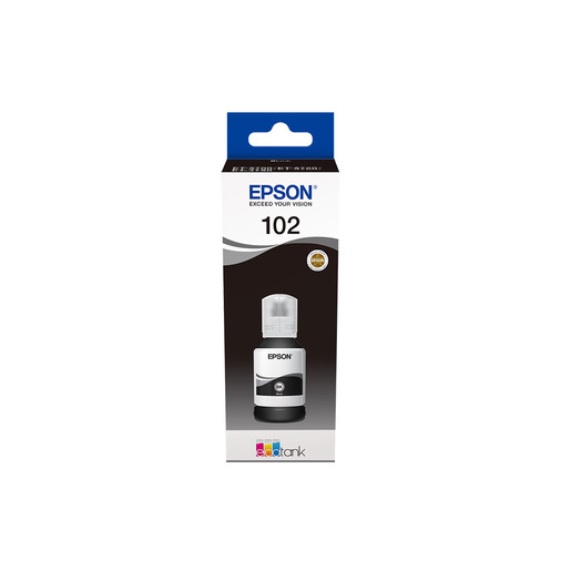 Image of Epson 102 EcoTank Pigment Black ink bottle