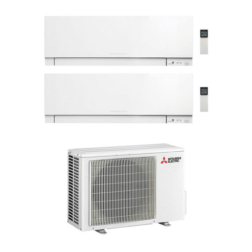 Image of Mitsubishi Electric Dualsplit 9000+12000BTu MXZ-2F42VF + MSZ-EF25VGKW