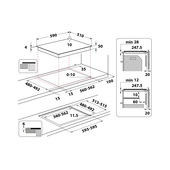 Ignis Gs 09Q60 Ne Nero Da Incasso 60 Cm Piano Cottura A Induzione 4 Fornello(I)-image