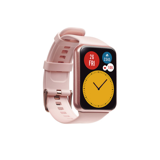 Image of IOPLEE SMARTWATCH FIT TRACKER 100 GOLD PINK con Funzione Chiamata Wireless e Display AMOLED 1.74'' IP67