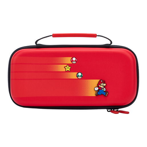 Image of PowerA 1526546-01 custodia per console portatile Cover Nintendo Feltro, Gomma Rosso
