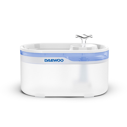 Image of Daewoo D-WF116 distributore di cibo e acqua per cani e gatti Acrilonitrile butadiene stirene (ABS), Silicone Blu, Bianco Universale Abbeveratoio autom
