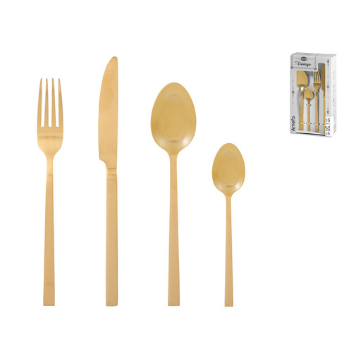 Image of Amefa 3206125 set di posate 16 pz Oro