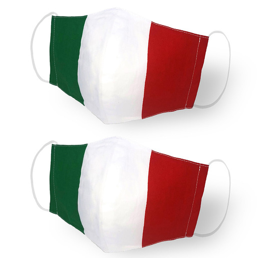 Image of Kanguru Green Mask Set 2 pezzi Italia per adulti
