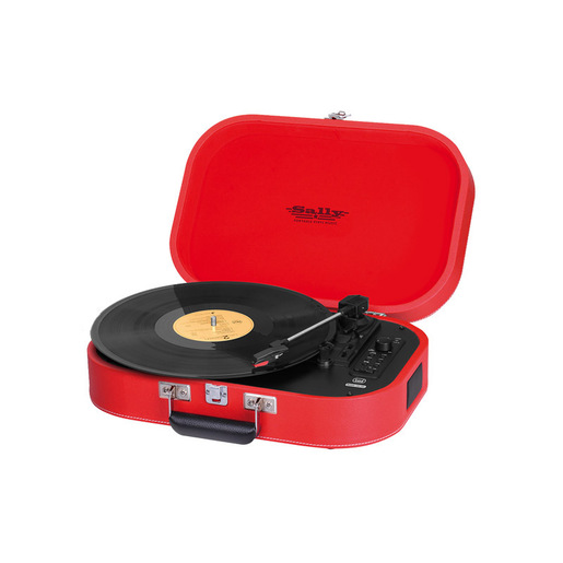 Image of Trevi SALLY GIRADISCHI STEREO WIRELESS USB AUX-IN BATTERIA RICARICABILE TT 1020 BT ROSSO