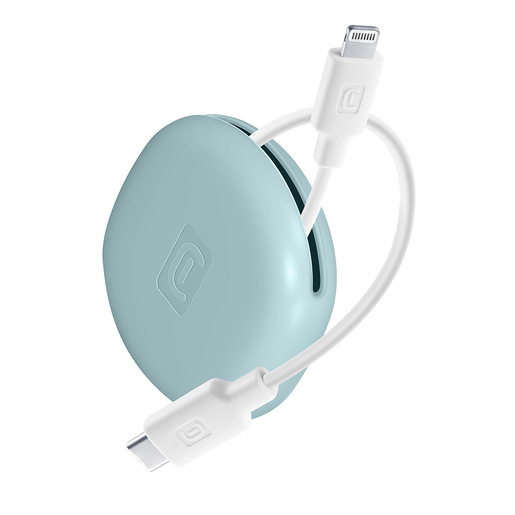Image of Cellularline Bag Cable Cavo da USB-C a Lightning con portacavo cod015