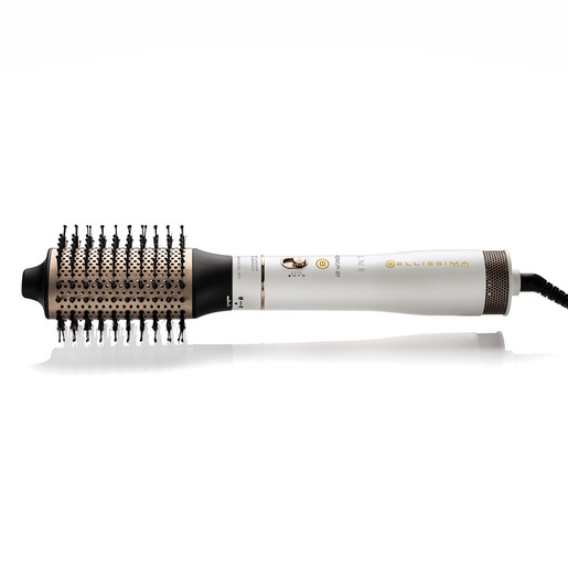 Bellissima Imetec Air Wonder, Spazzola Ad Aria Calda, Tecnologia A Ioni, Spazzole Rivestite In Ceramica E Cheratina, Asciuga, Dona Volume, 8 Accessori