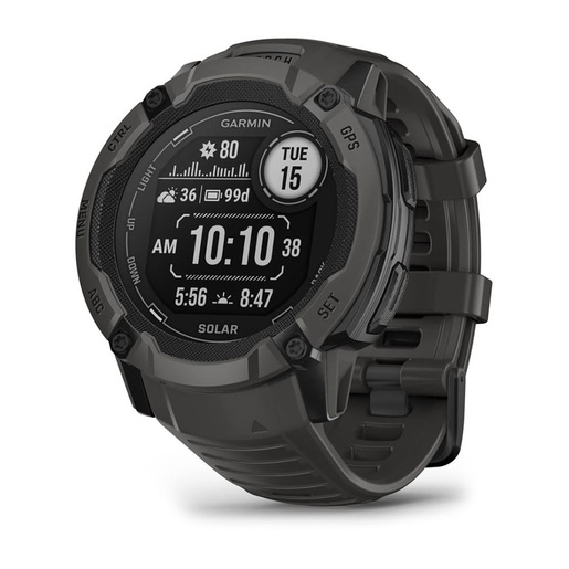 Image of Garmin Instinct 2X Solar 2,79 cm (1.1'') MIP 50 mm Digitale 176 x 176 Pixel Touch screen Grafite GPS (satellitare)