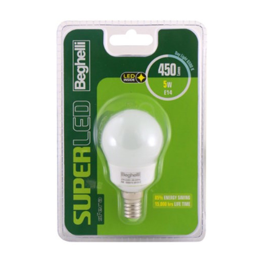 Image of Beghelli Sfera Super LED E14 energy-saving lamp 5 W A+