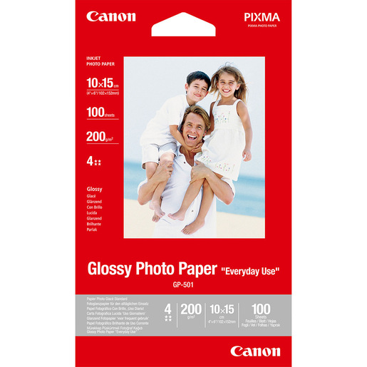 Image of Canon Carta fotografica lucida GP-501 4x6'' - 100 fogli