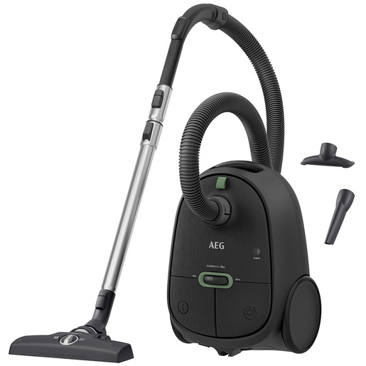Image of AEG Aspirapolvere con sacco serie 6000 AB61C1OKO, Elevata Filtrazione, Potente 850W, 3.5L Capacità Sacchetto, Aspirapolvere a traino, Nero