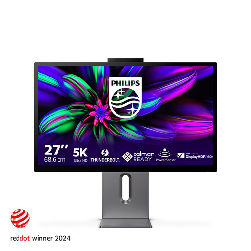 Philips Brilliance 27E3U7903/00 Monitor PC 68,6 cm (27'') 5120 x 2880 Pixel 5K Ultra HD LCD Grigio