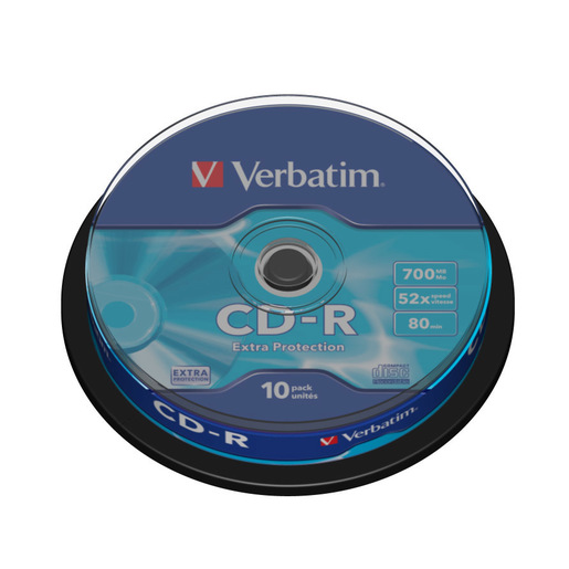 Image of Verbatim CD-R Extra Protection 700 MB 10 pz