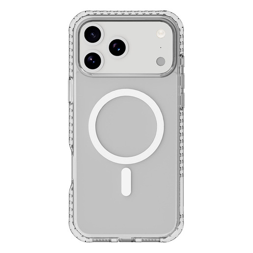 Image of Cellularline Ultra Strong Mag - iPhone 17 Pro Custodia ultra protettiva trasparente con bordi rinforzati in materiale anti-shock, progettata per assor
