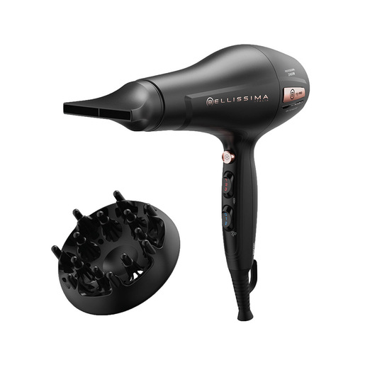 Image of Bellissima Imetec My Pro P3 3400 Asciugacapelli, Motore professionale, Ionizzatore per Capelli morbidi e Idratati, Griglia Rivestita in Ceramica, Potenza