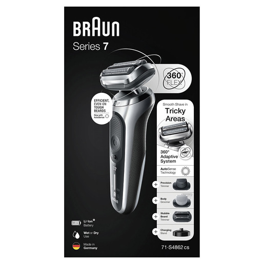Image of Braun Series 7 71-S4862cs Rasoio Elettrico Uomo Con Accessori Rifinito