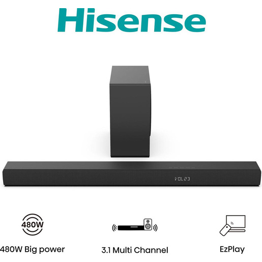 Image of Hisense HS3100 Nero 3.1 canali 480 W