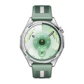 Huawei Watch GT6, Cassa 46Mm In Acciaio Inossidabile E Cinturino Verde. Compatibile Con Ios E Android. Fino A 21 Giorni Di Autonomia.-image