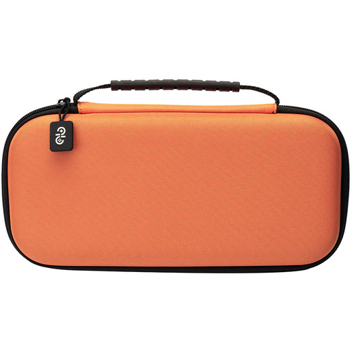 Image of Qubick ACS20029 custodia per console portatile Custodia rigida Nintendo Nylon Arancione, Nero