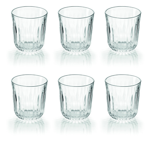 Image of Fratelli Guzzini Set 6 Bicchieri In Vetro ''Everyday''