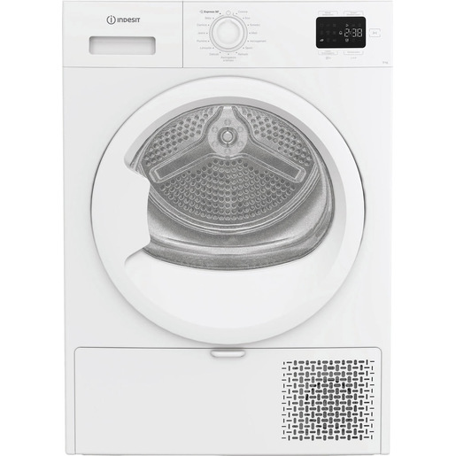 Indesit C YD 83D WW IT, Capacità 8kg, classe D, colore White, Dispay digitale, QuickDry, Slim