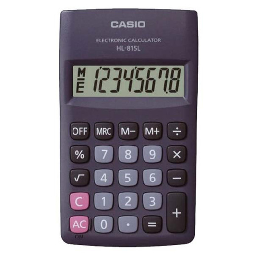 Image of Casio HL-815L calcolatrice Tasca Calcolatrice di base Nero