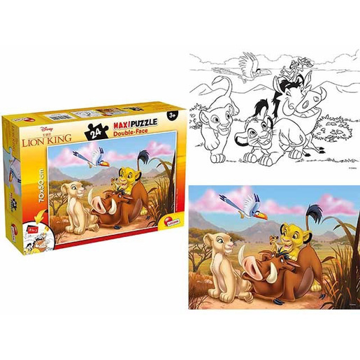 Image of Lisciani Puzzle Df Supermaxi 24 Lion King
