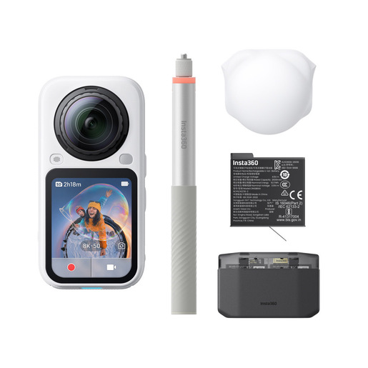 Insta360 X6 Essentials Bundle fotocamera per sport d'azione 120 MP 8K Ultra HD 25,4 / 1,1 mm (1 / 1.1'') Wi-Fi 196 g