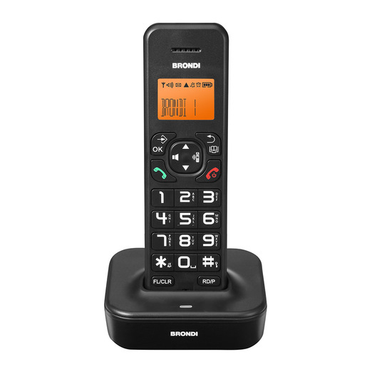 Image of Brondi Bravo Star Telefono DECT Identificatore di chiamata Nero