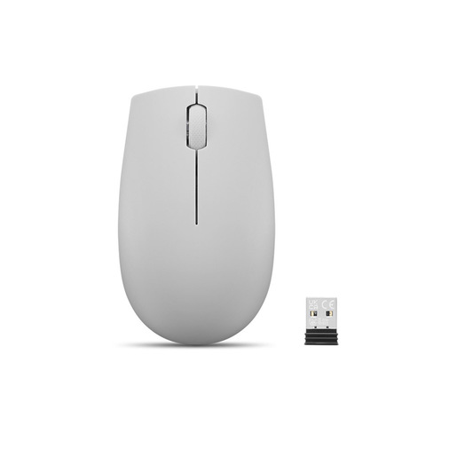 Lenovo Mouse wireless 300 compatto (Grigio Artico)